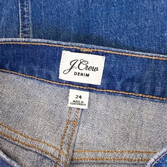 J. Crew Button Front Denim Mini Jean Skirt - Picture 4 of 5